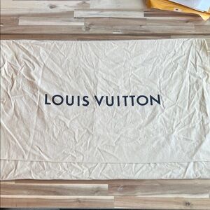 Louis Vuitton Cream Dust Bag